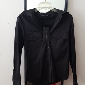 Zara Black Button Up Formal Shirt